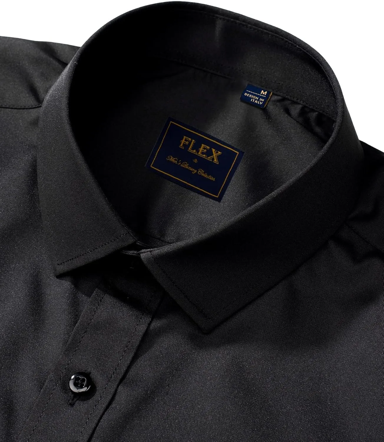 J.VER Boy's Long Sleeve Dress Shirts Solid Stretch Wrinkle-Free Shirt Kids Casual Button Down Shirts