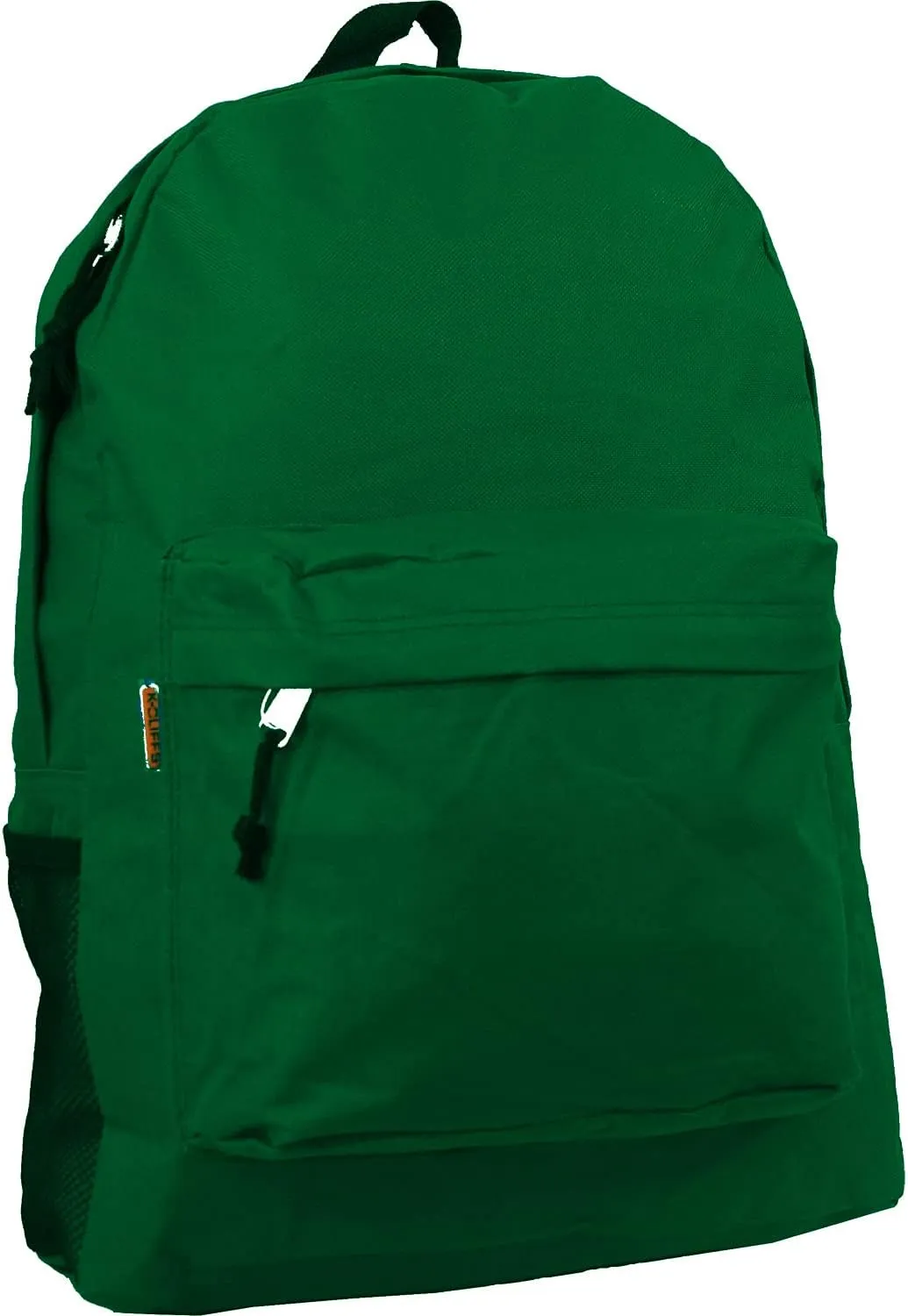 K-Cliffs Wholesale Classic Backpack 18 inch Basic Bookbag Padded Back Bulk Case Lot of 30pcs Simple Schoolbag Assorted Color