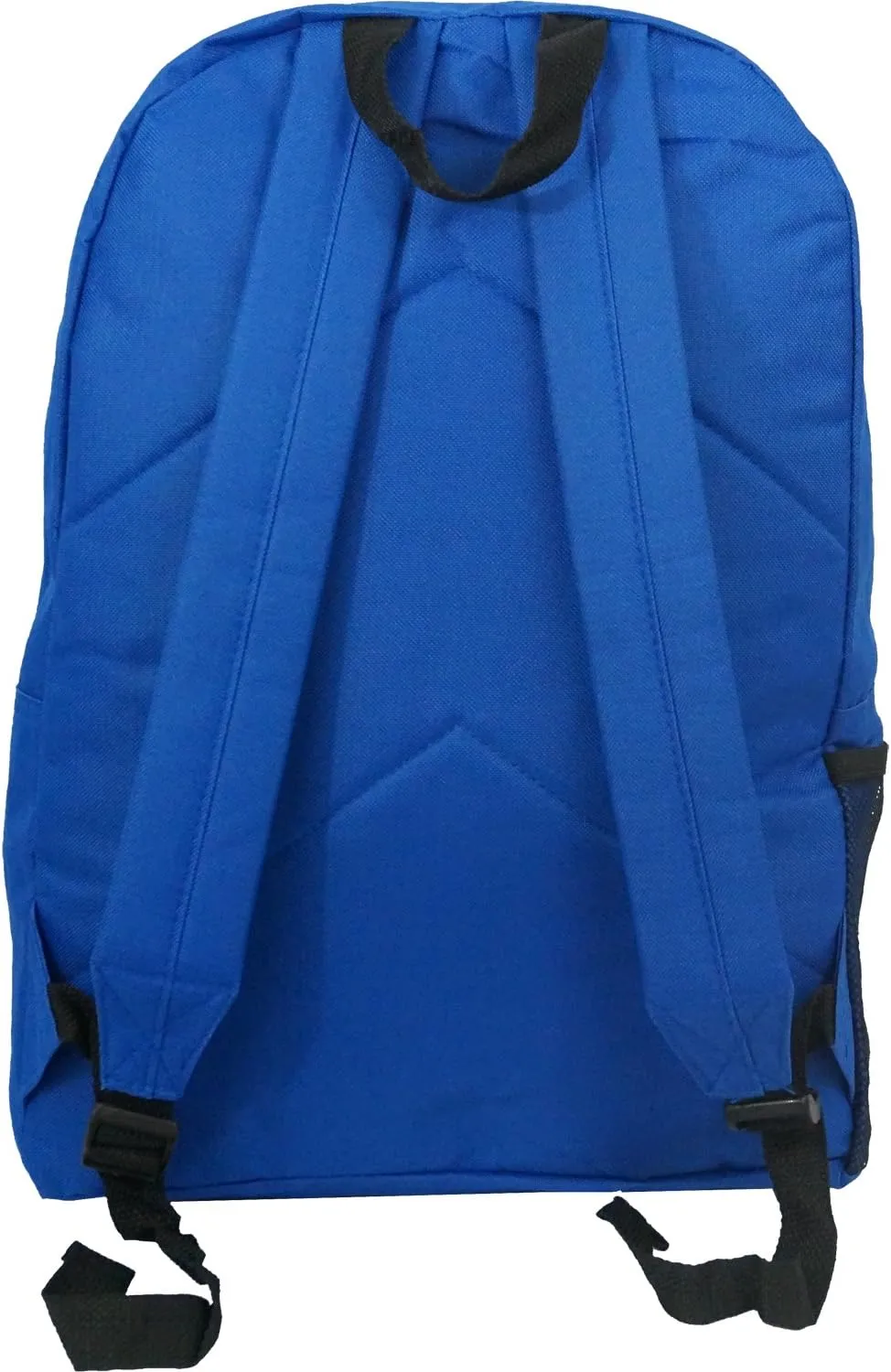 K-Cliffs Wholesale Classic Backpack 18 inch Basic Bookbag Padded Back Bulk Case Lot of 30pcs Simple Schoolbag Assorted Color