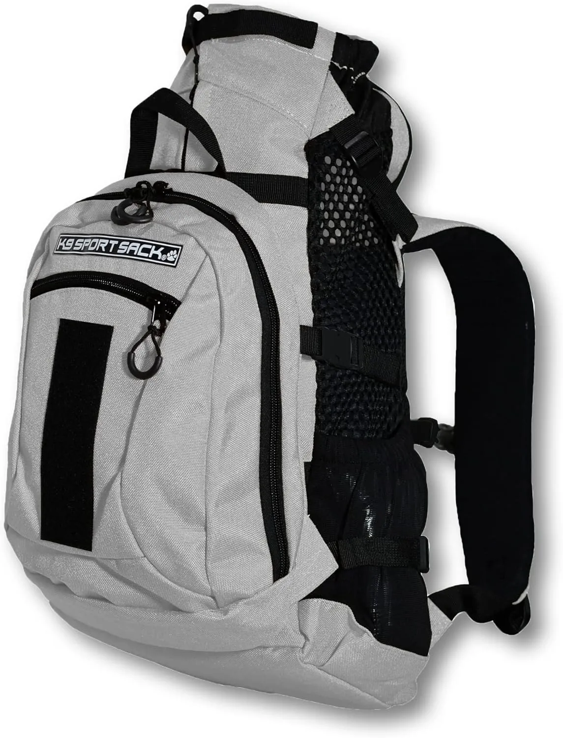 K9 Sport Sack | Dog Carrier Adjustable Backpack (Large, Plus 2 - Light Grey)