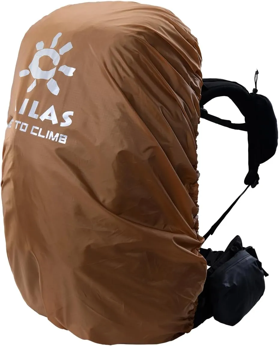 KAILAS RIDGE III 65 5L Hiking Backpack Trekking Daypack Outdoor Backpacking Waterproof Lightweight Internal Frame Backpack for Traveling Camping with Rain Cover Oxidized Orange S