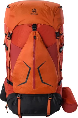 KAILAS RIDGE III 65 5L Hiking Backpack Trekking Daypack Outdoor Backpacking Waterproof Lightweight Internal Frame Backpack for Traveling Camping with Rain Cover Oxidized Orange S