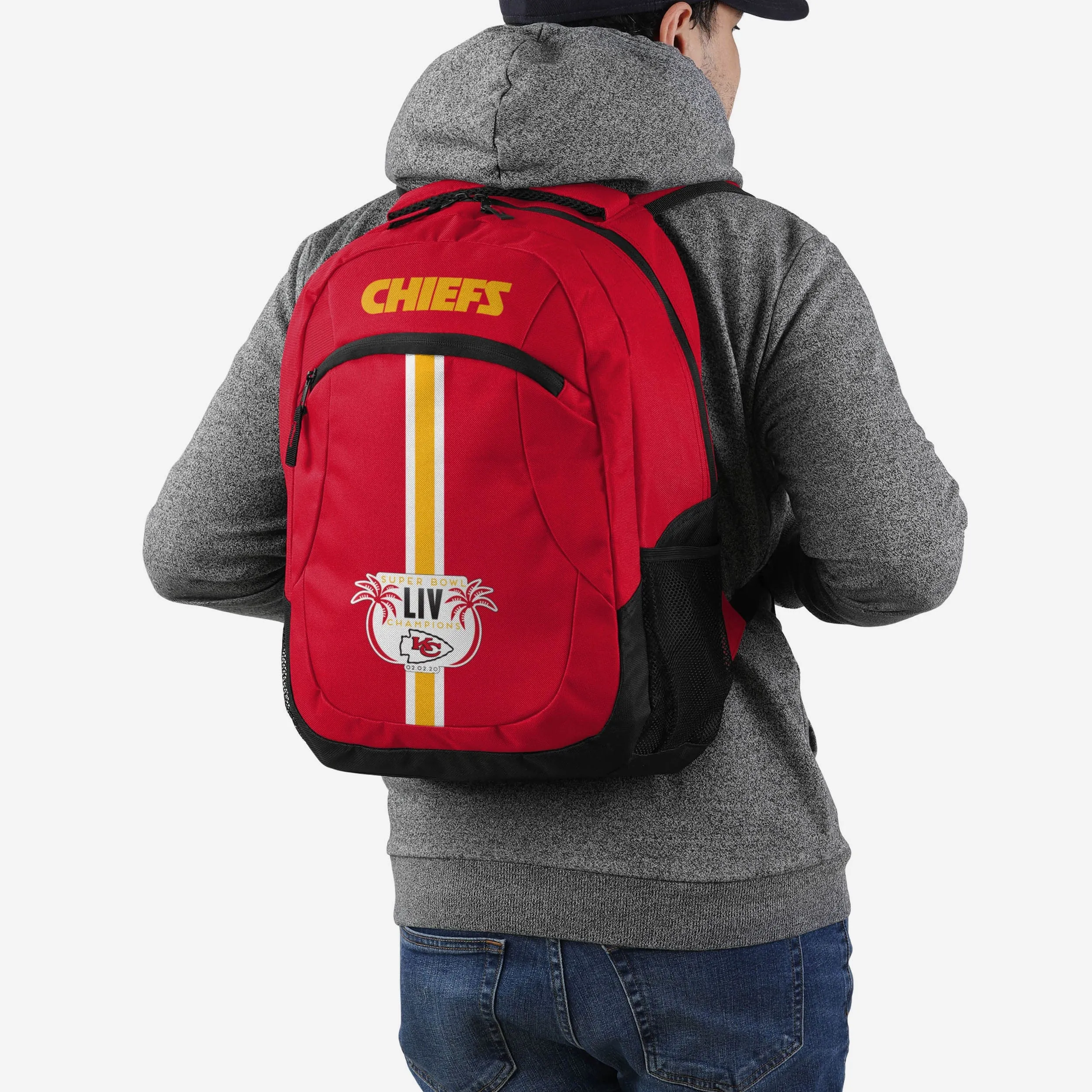 Kansas City Chiefs Super Bowl LIV Champions Action Backpack