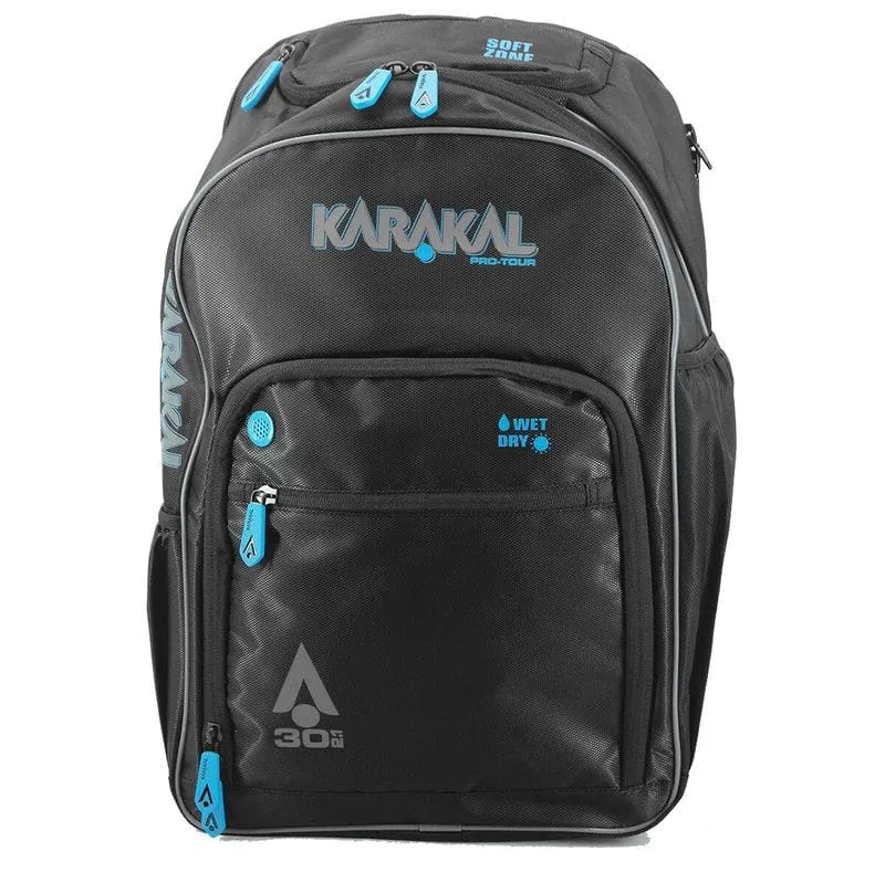 Karakal Pro Tour 30 2.1 Tennis Backpack - Black / Blue