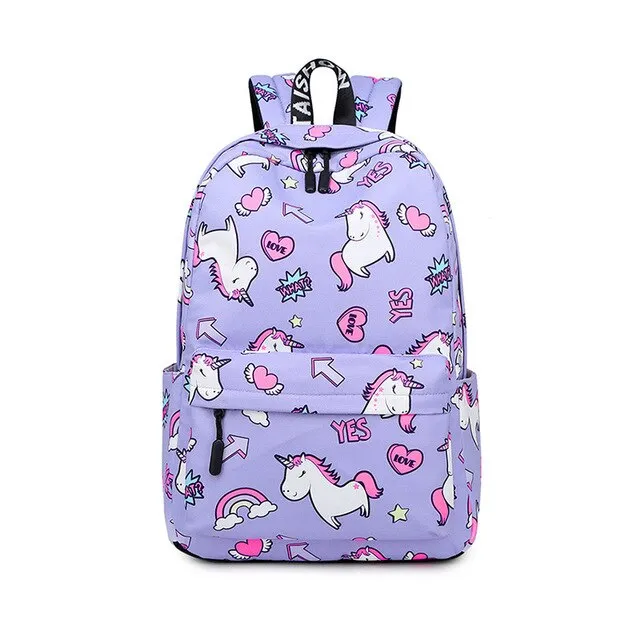 Kawaii Horse Printing Backpack