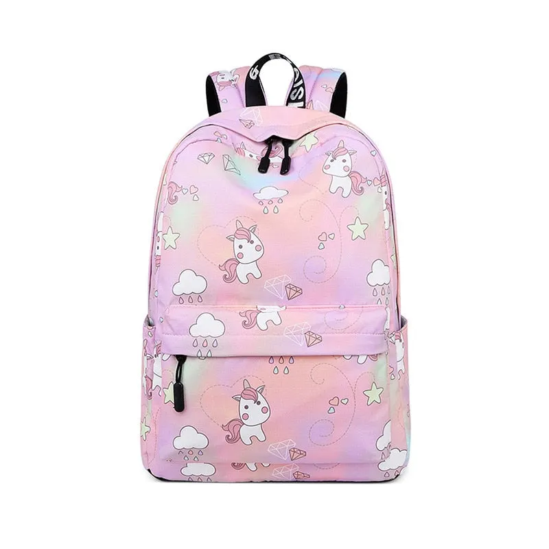 Kawaii Horse Printing Backpack