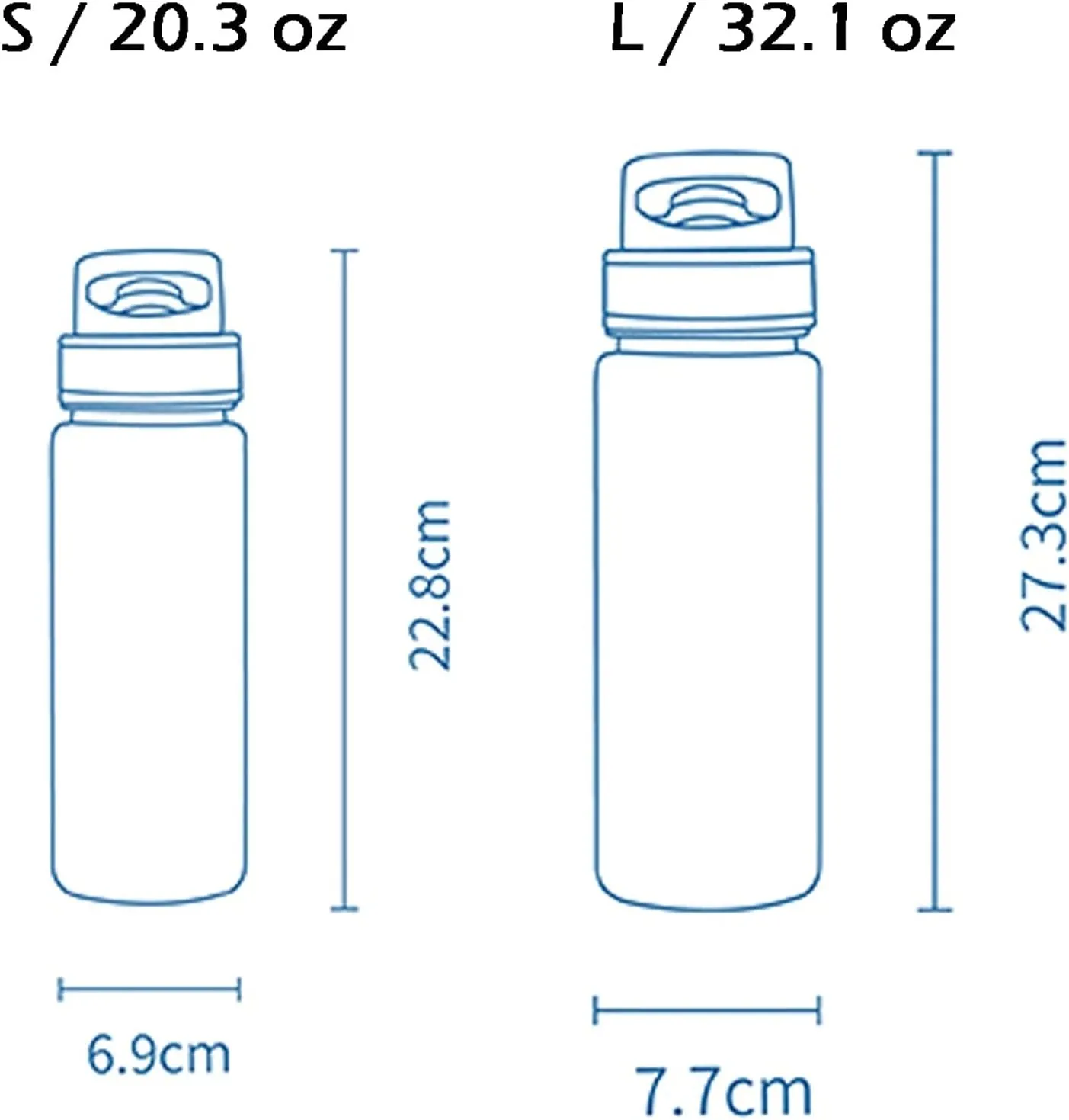 kettles Matte texture Plastic Water Bottle with Straw,Portable Sports Bottles BPA Free,Leakproof Cup Durable,for Fitness,Students Gift canteen(A,Small)