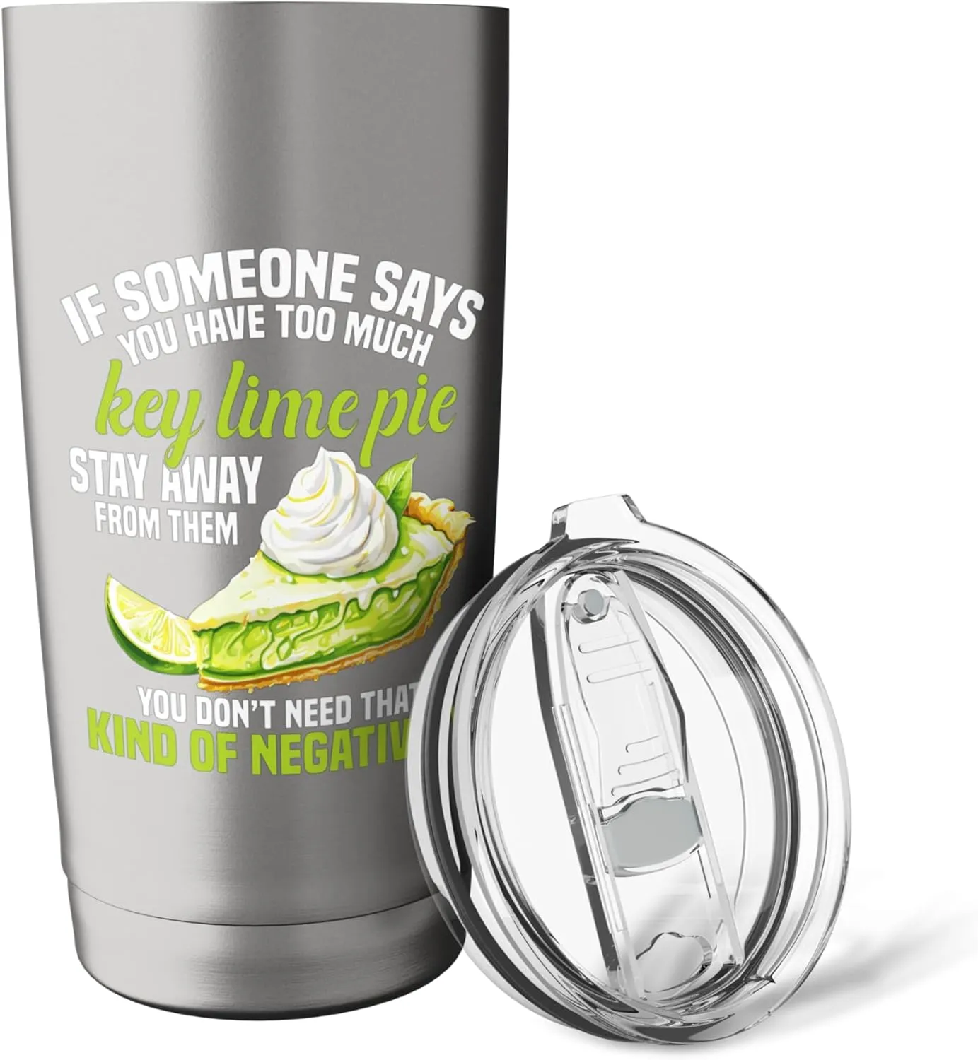 Key Lime Pie Dessert Too Much Florida Pie Recipe Baking Stainless Steel Insulated Tumbler