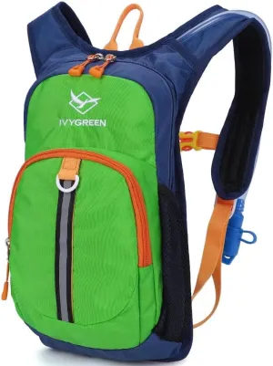 Kids Hydration Backpack, Hiking Backpack for Boys or Girls with 1.5L Water Bladder