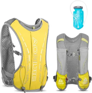 Kids Hydration Backpack with 250mL Water Bladder Lightweight Hydration Pack Vest for Hiking Camping Cycling Running
