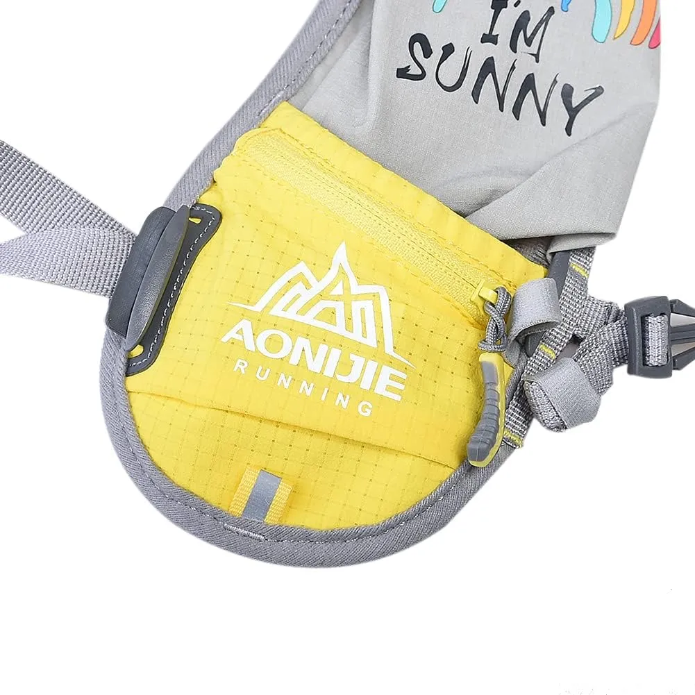Kids Hydration Backpack with 250mL Water Bladder Lightweight Hydration Pack Vest for Hiking Camping Cycling Running