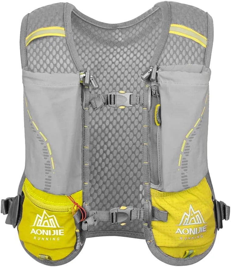 Kids Hydration Backpack with 250mL Water Bladder Lightweight Hydration Pack Vest for Hiking Camping Cycling Running