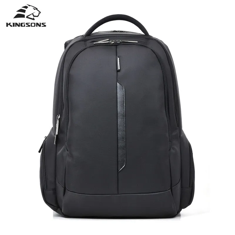Kingsons 15 inch Black Laptop Backpacks School
