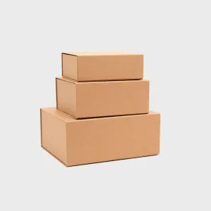 Kraft quick assemble magnetic gift box