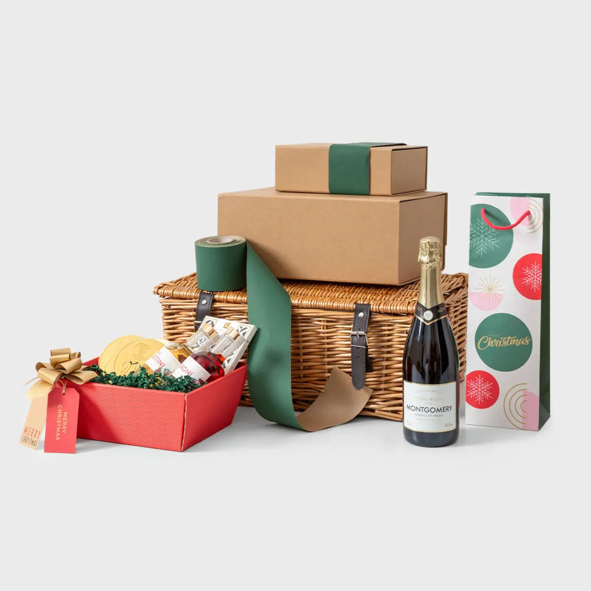 Kraft quick assemble magnetic gift box