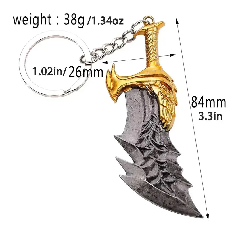 Kratos Blades Of Chaos GOW Keychain