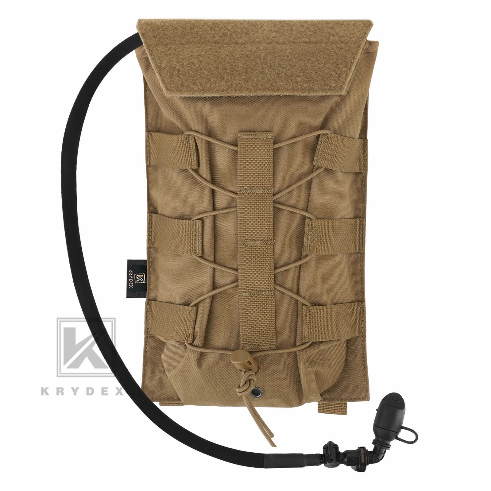 Krydex Tactical 50 oz Hydration Carrier MOLLE Pack Modular Water Bladder Pouch