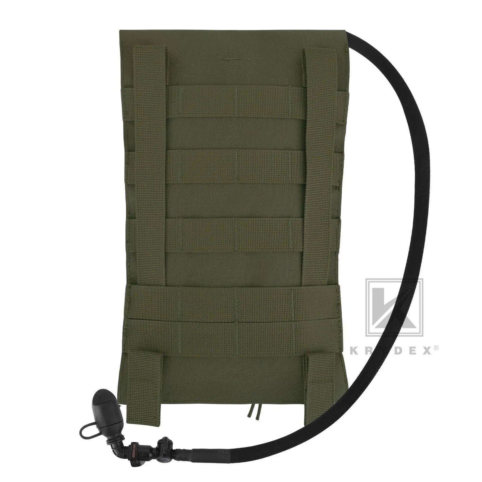 Krydex Tactical 50 oz Hydration Carrier MOLLE Pack Modular Water Bladder Pouch