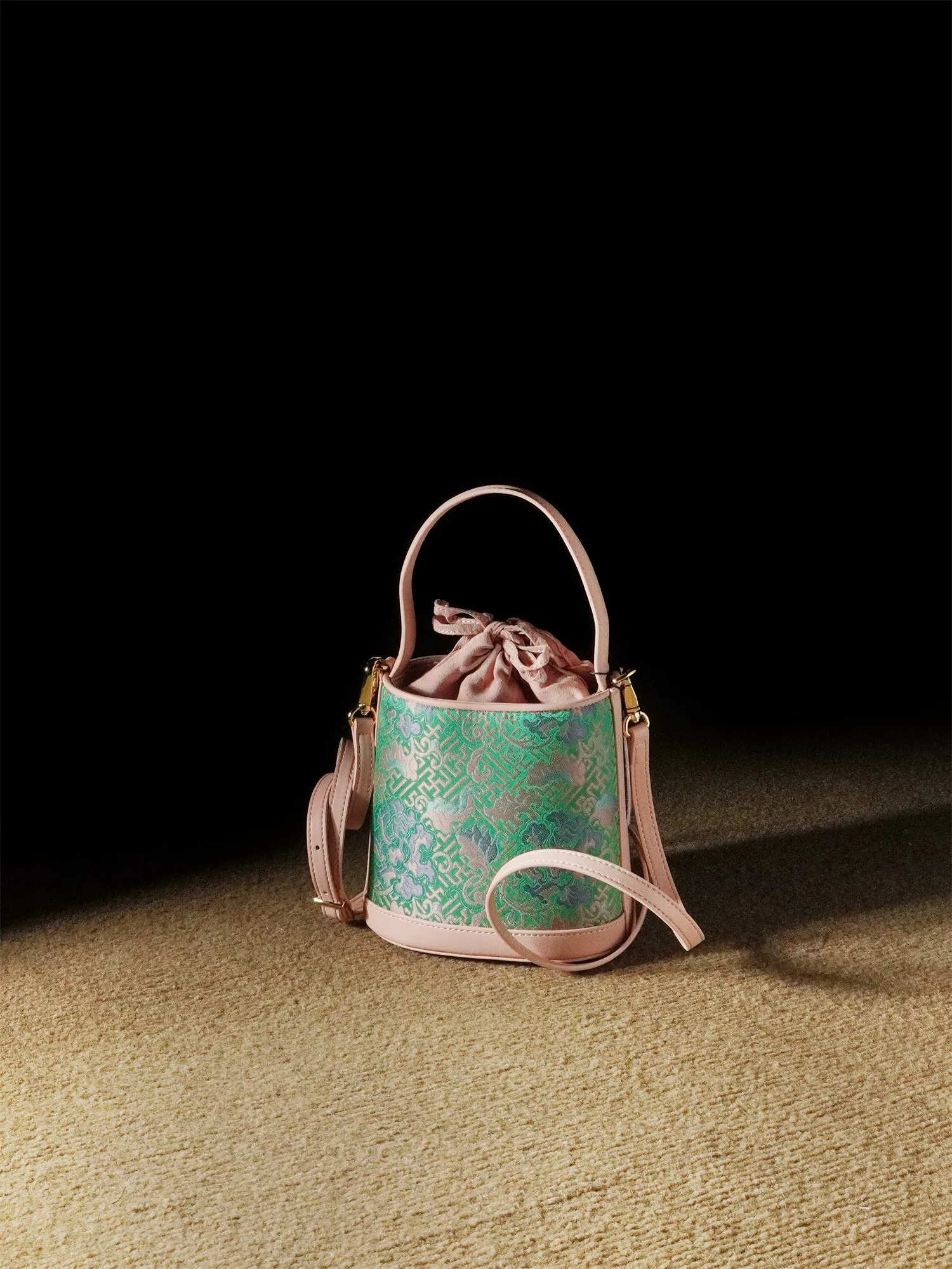 Lady Yang Pink Bucket Bag for Women