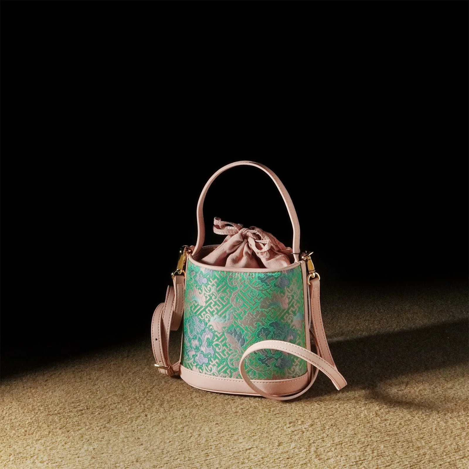 Lady Yang Pink Bucket Bag for Women