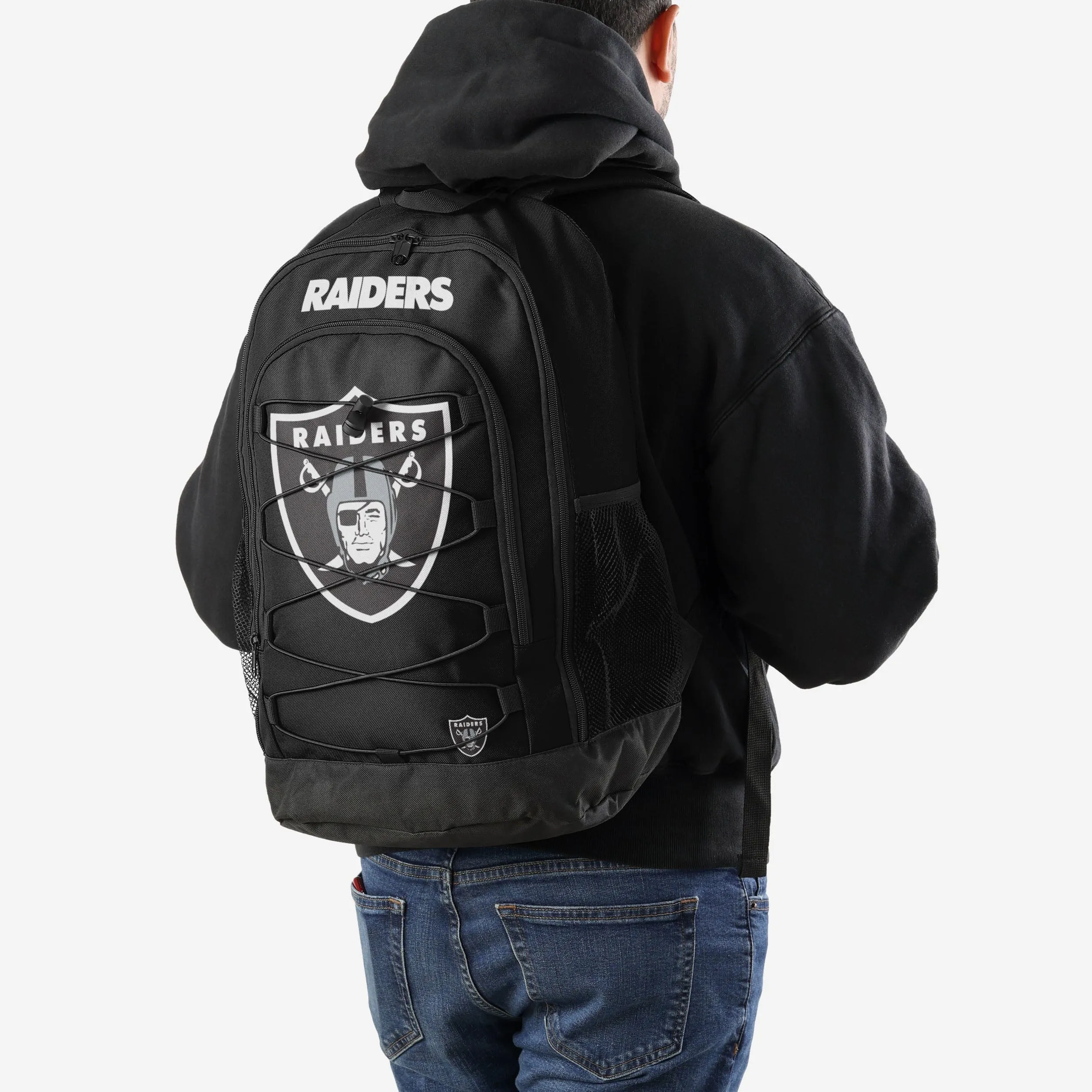 Las Vegas Raiders Big Logo Bungee Backpack
