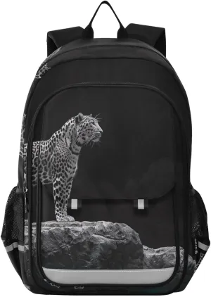 Leopard Print Backpack for Boys Middle-School Elementary Bookbags 20325388