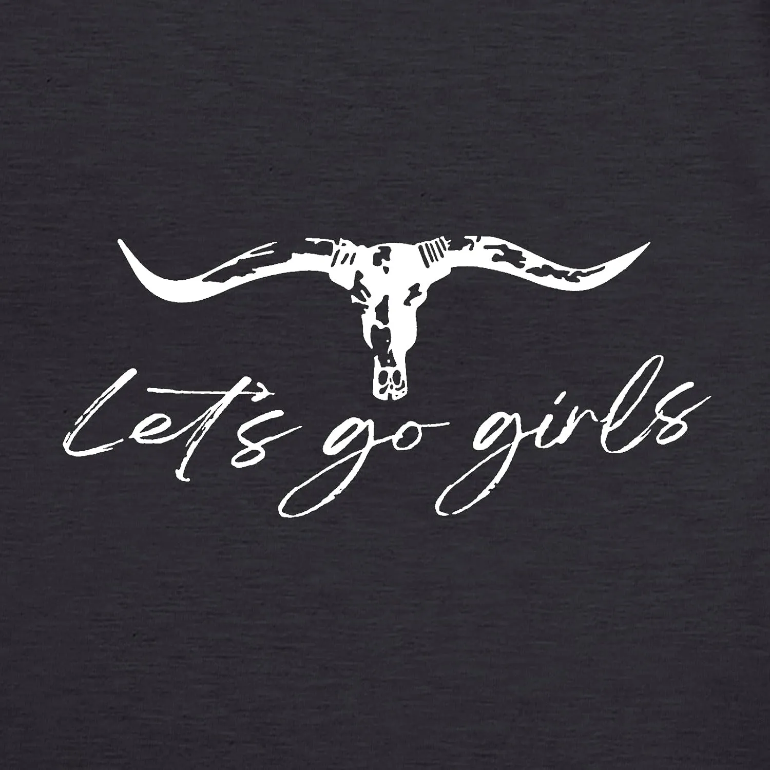 Let's Go Girl Shirt Women Western Bleached T-Shirt Retro Country Music Tee Shirt Cowgirls Shirts Short Sleeve Tops