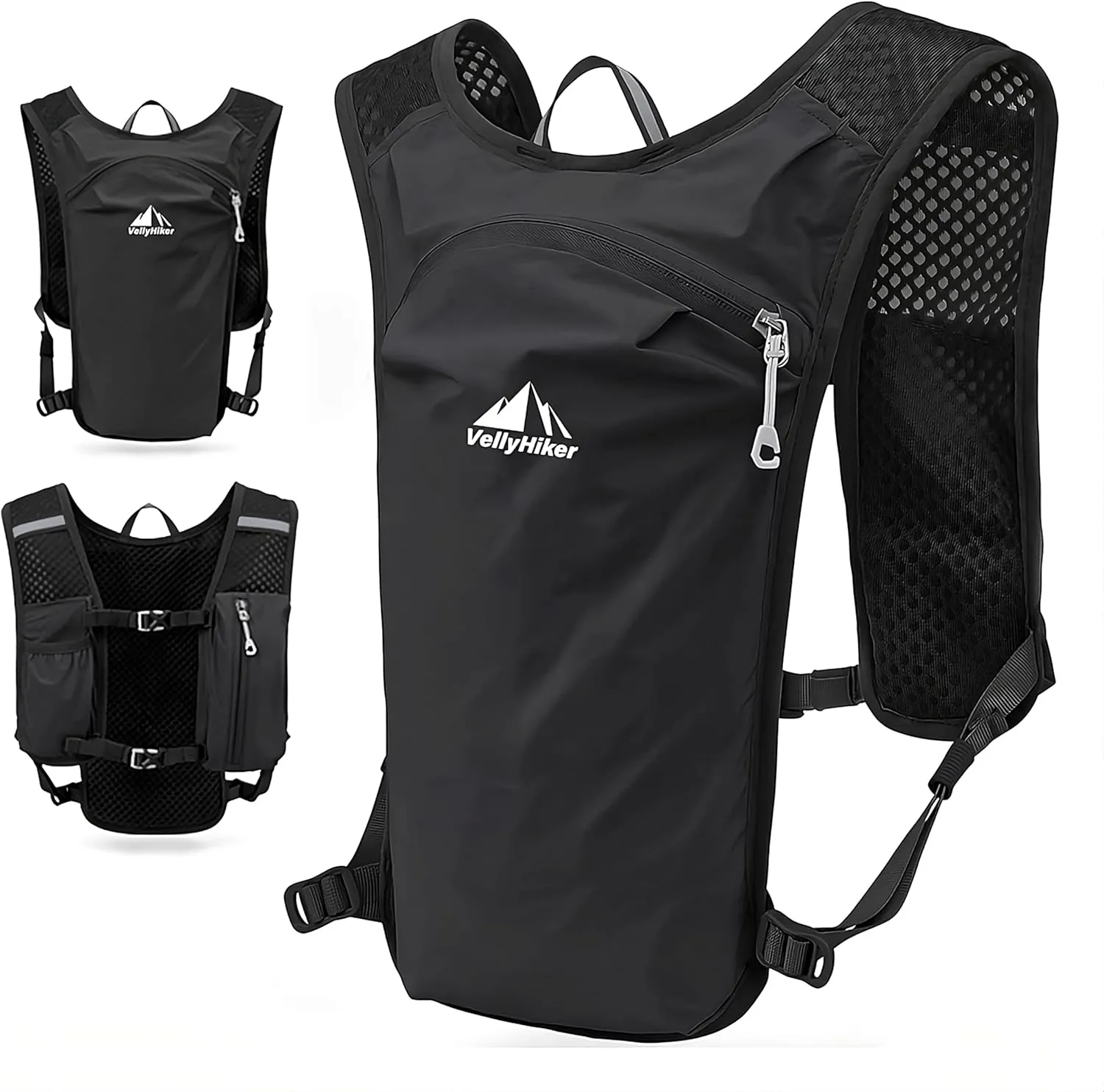 Lightweight Backpack Running Backpack for Men & Women, 6L Breathable Bike Rucksack for Cycling Hiking Outdoor Sports and Travel