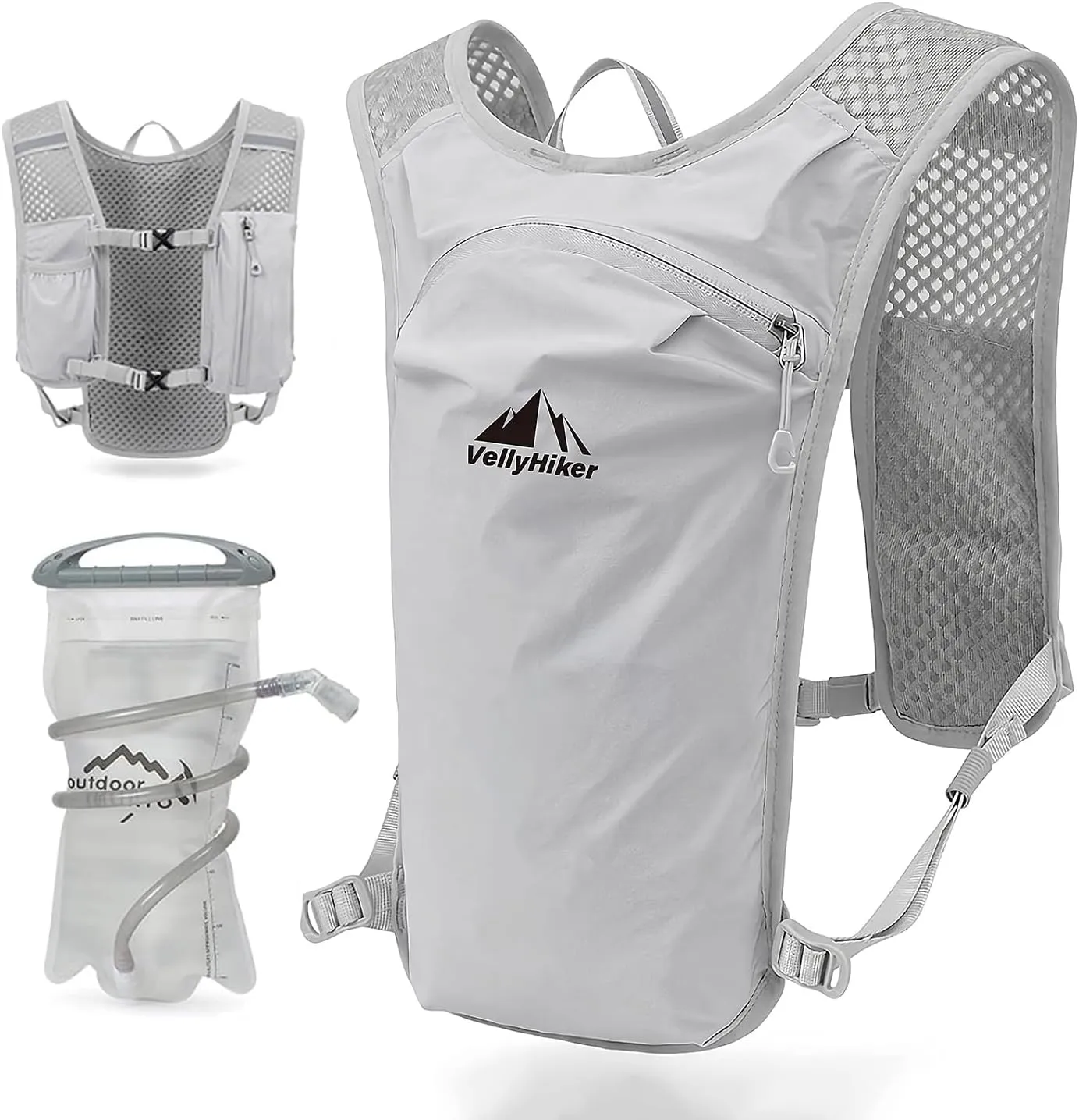 Lightweight Backpack Running Backpack for Men & Women, 6L Breathable Bike Rucksack for Cycling Hiking Outdoor Sports and Travel