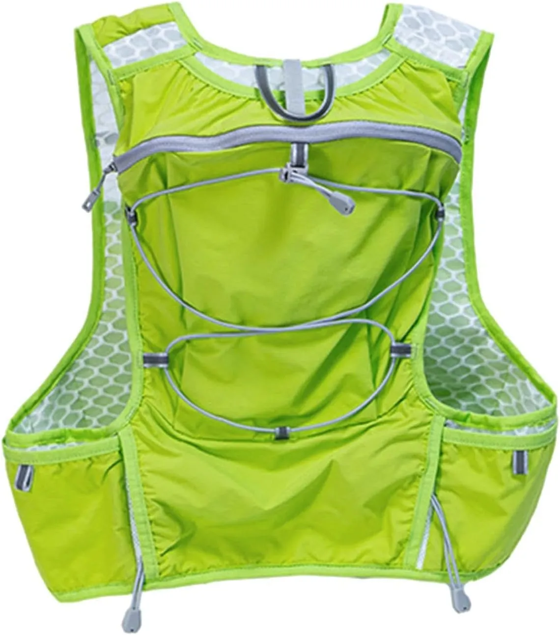 Lightweight Hydration Backpack Water Pack Sport Bag Adjustable Reflective Daypack Rucksack for Cycling Climbing Trail Biking