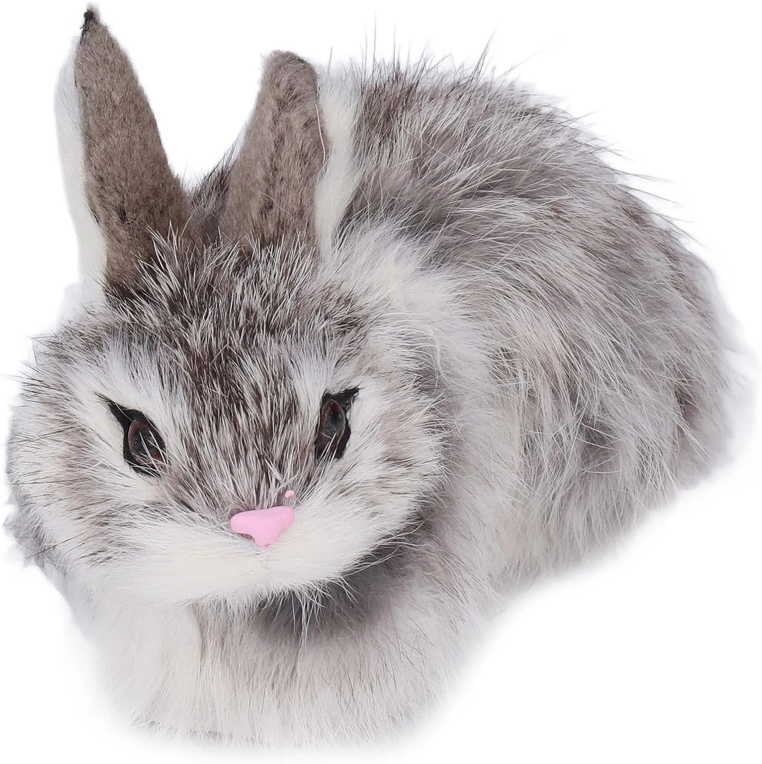 LIZEALUCKY Realistic Plush Rabbits Toy Christmas Decor Lifelike Animal Soft Rabbit Toy Plush Pet Stuffed Bunny Rabbit Cute Stuffed Animals Birthday Gift