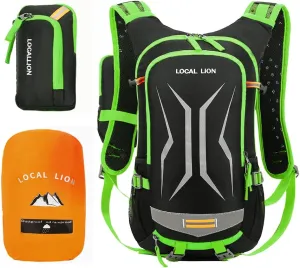 LOCALLION Cycling Backpack Biking Daypack for Outdoor Sports Running Breathable Hydration Pack Men Women 18L
