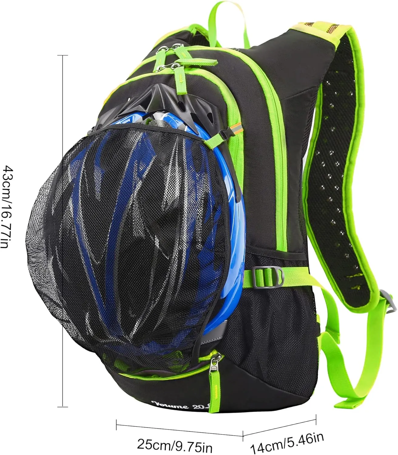 LOCALLION Cycling Backpack Biking Daypack for Outdoor Sports Running Breathable Hydration Pack Men Women 18L