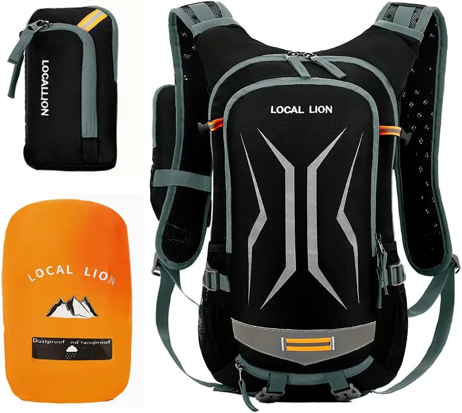 LOCALLION Cycling Backpack Biking Daypack for Outdoor Sports Running Breathable Hydration Pack Men Women 18L