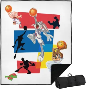 LOGOVISION Space Jam Picnic Outdoor Blanket, 50"x60" Group Collage, Foldable Blanket for Picnic, Beach, Camping, Park, Tailgate