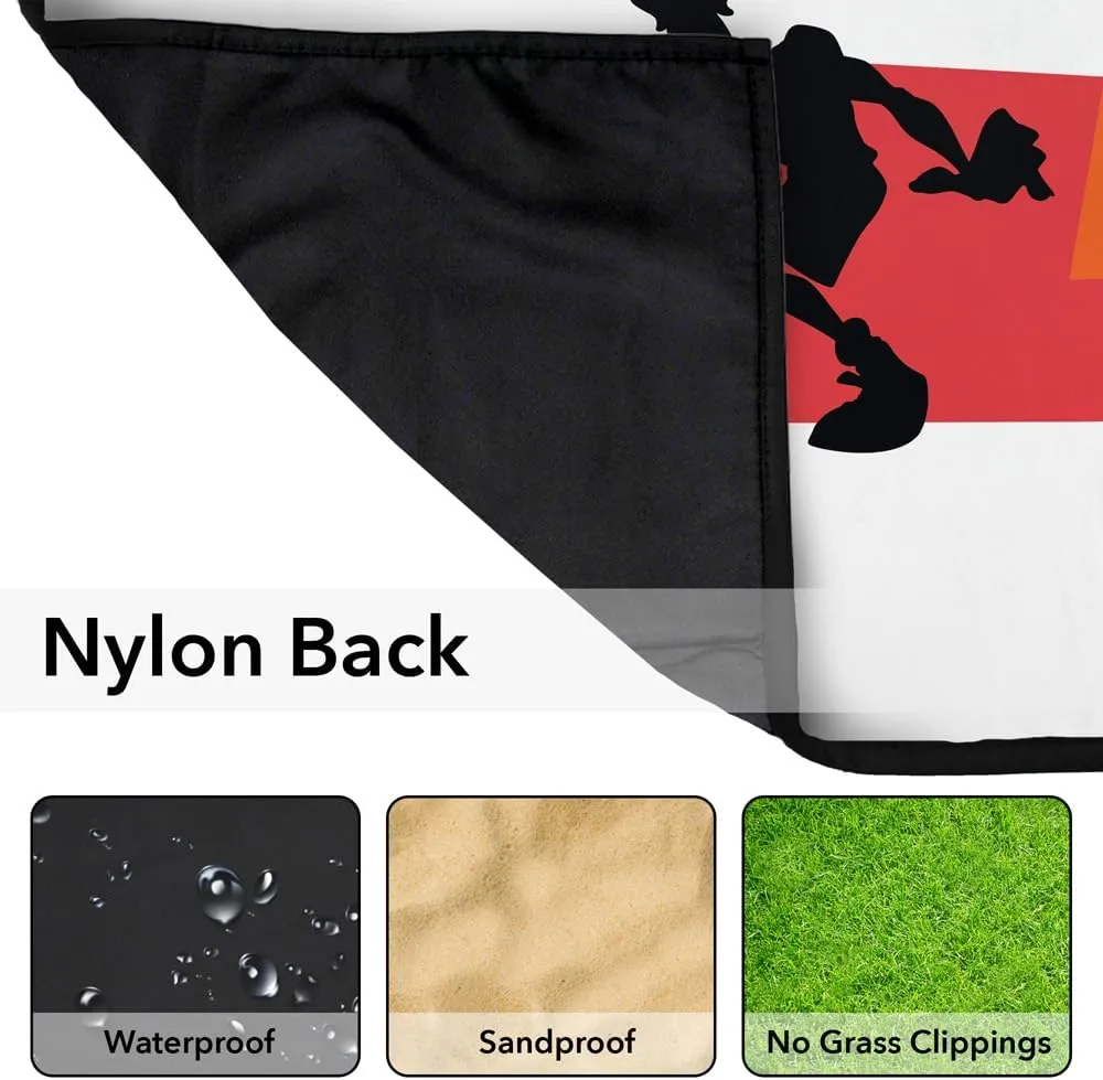 LOGOVISION Space Jam Picnic Outdoor Blanket, 50"x60" Group Collage, Foldable Blanket for Picnic, Beach, Camping, Park, Tailgate