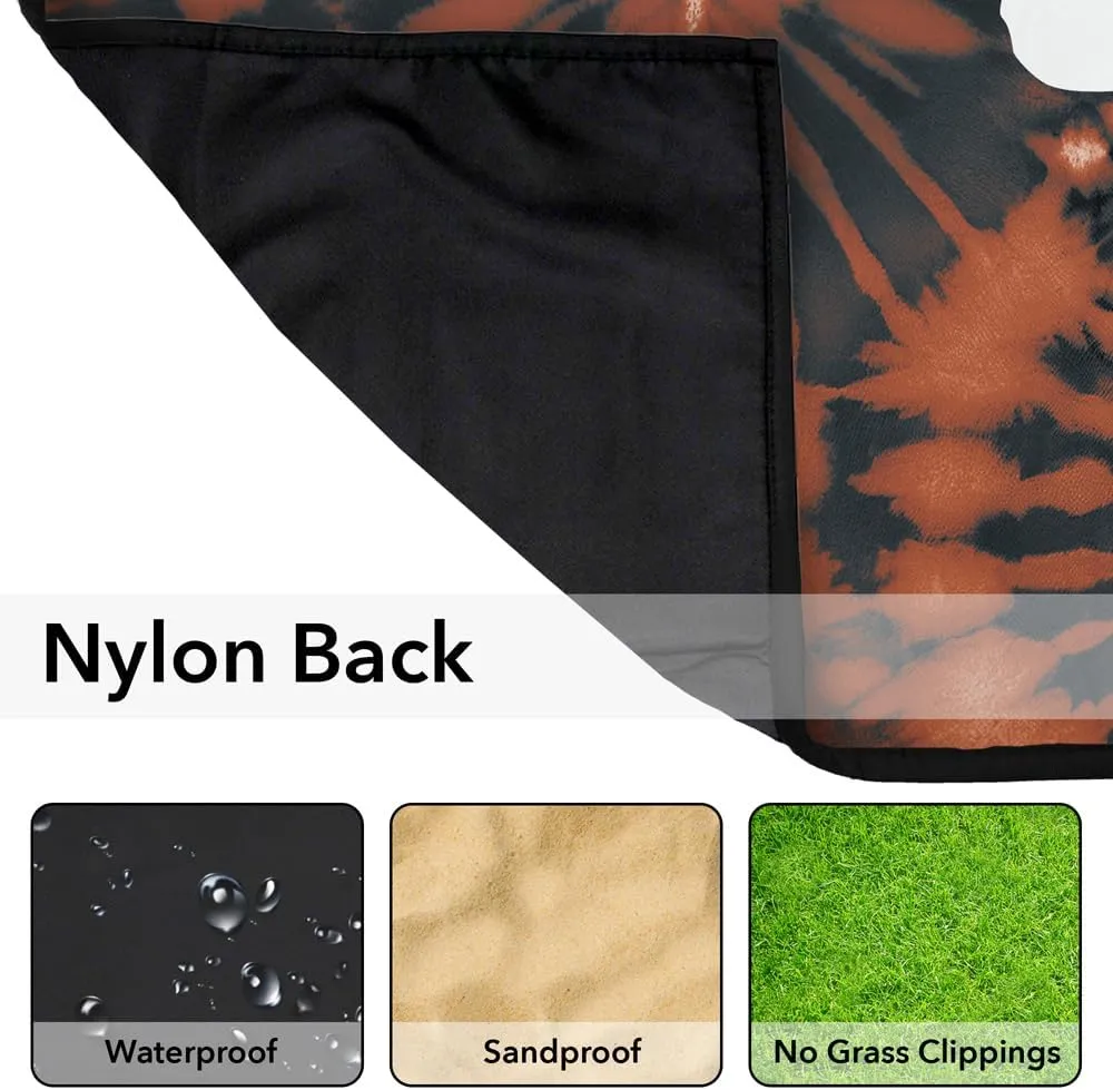 LOGOVISION University of Texas Picnic Outdoor Blanket, 50"x60" Tie-Dye, Foldable Blanket for Picnic, Beach, Camping, Park, Tailgate
