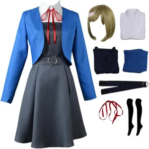 LoveLive Shibuya Kanon Cosplay Costume Tang Keke Campus Uniform Dress Outfit Full Suit for girls