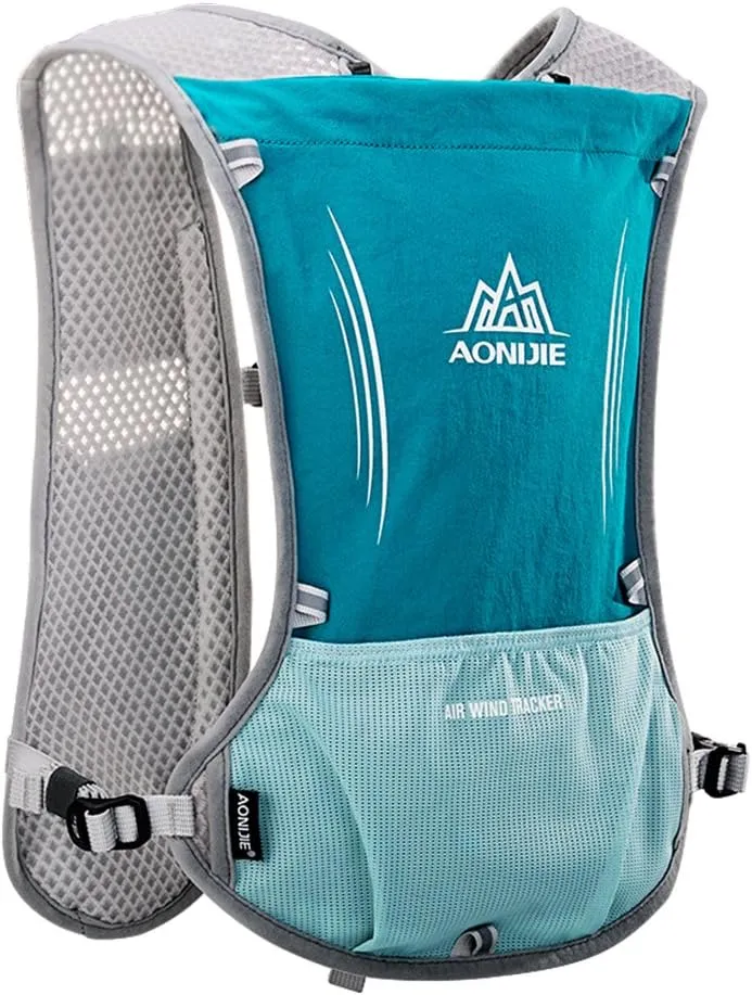 Lovtour Premium Running Race Hydration Vest Pack for Marathon, Cycling, Hiking with Soft Water Bottle As Gift