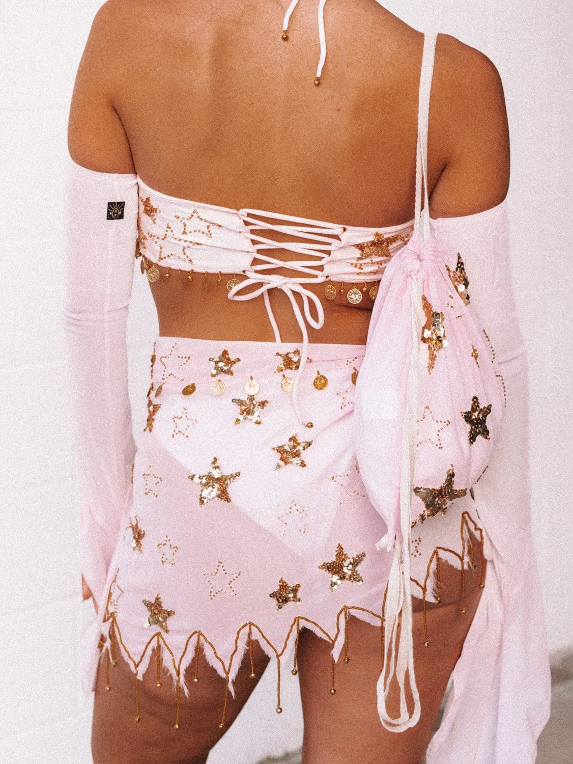 MADE TO ORDER / PHOENIX BACKPACK - PINK/GOLD
