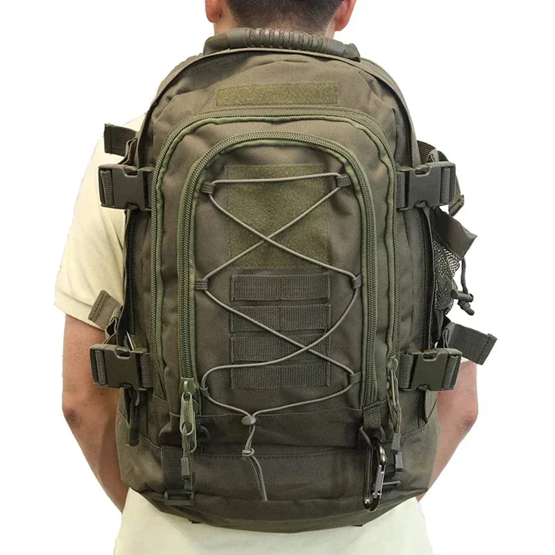 Male Travel Tactical backpack  Expandable , 3 Day Assault Pack Rucksacks