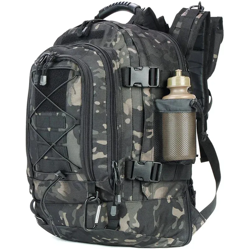 Male Travel Tactical backpack  Expandable , 3 Day Assault Pack Rucksacks