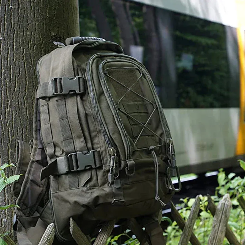 Male Travel Tactical backpack  Expandable , 3 Day Assault Pack Rucksacks