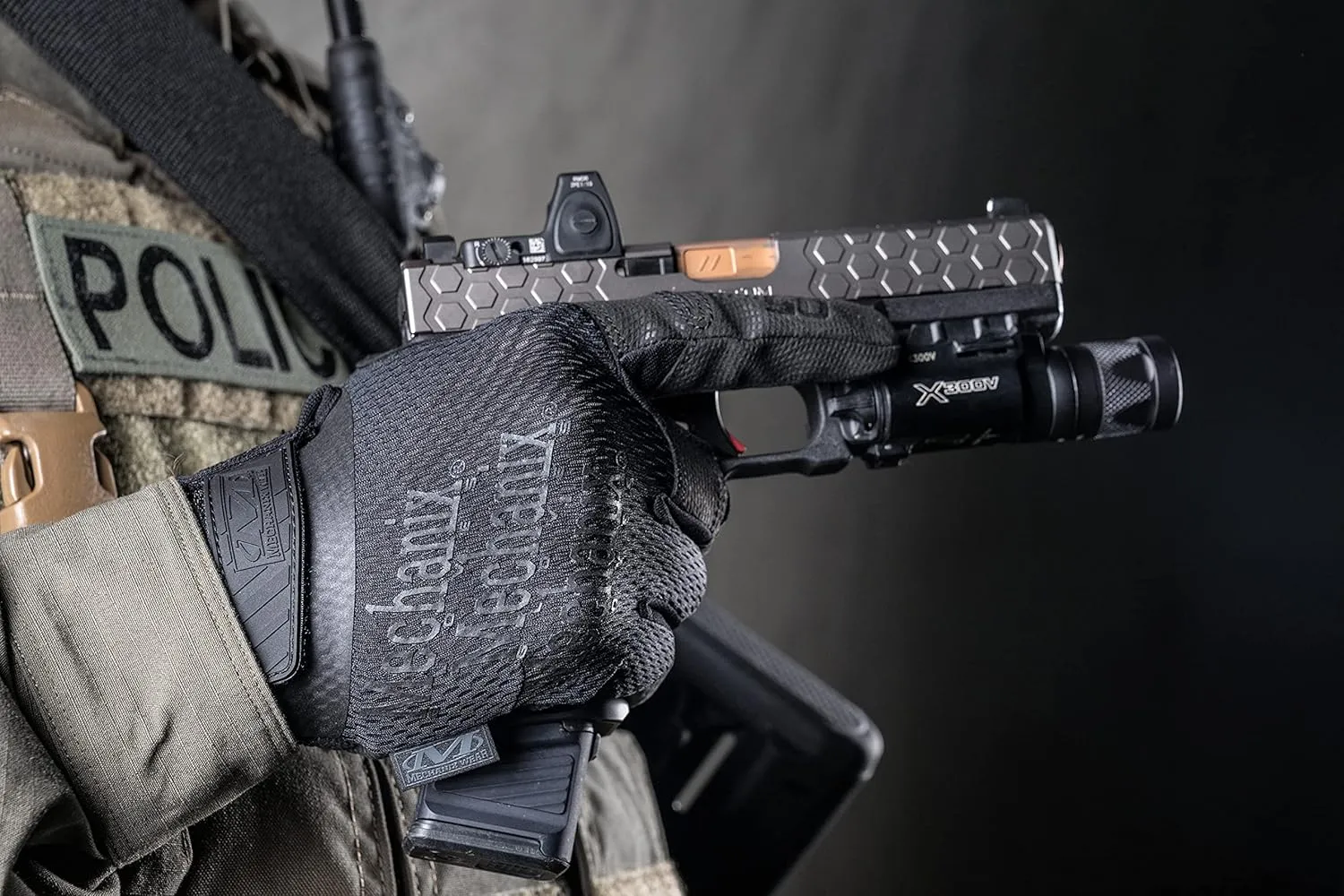 Mechanix Wear: Tactical Specialty 0.5mm High-Dexterity Work Gloves with Secure Fit and Precision Feel, Tactical Gloves for Airsoft, Paintball, Utility Use, Gloves for Men (Black, X-Large)