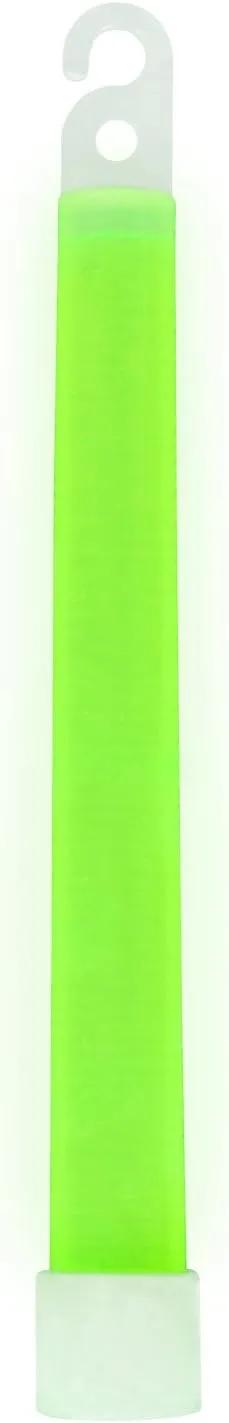 MediTac Green Glow Stick - Bright 6" Snap Sticks with 12 Hour Duration (24 Pack)