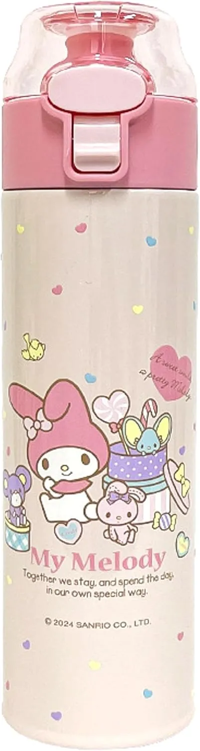 Melody Stainless Steel Insulated Water Bottle 480ml - Pink