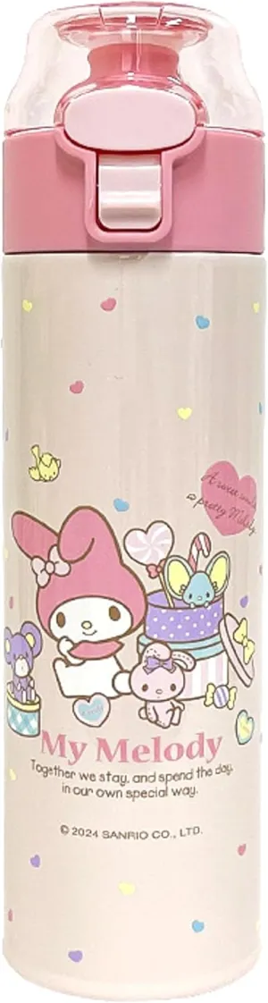 Melody Stainless Steel Insulated Water Bottle 480ml - Pink