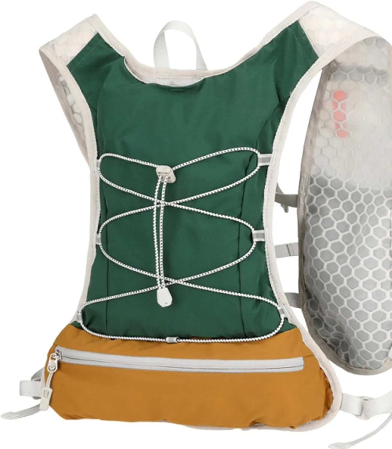 Men Running Vest Hydration Vest Breathable Reflective Strap Water Pack Sports Bag for Hiking Camping Climbing Race Cycling