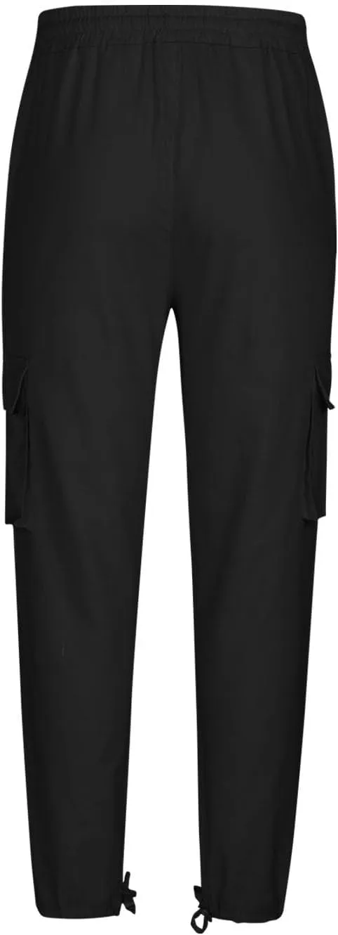 Mens Cargo Pants Big and Tall Causal Baggy Work Hiking Joggers Stretch Drawstring Fishing Travel Outdoor Trousers