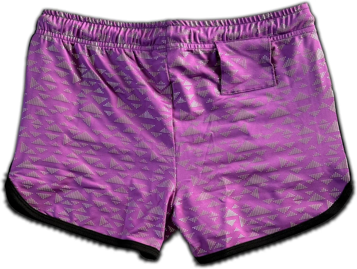 Mens Running Booty Shorts, Zippered Pockets, Rave & Party Short LGBTQ, Gay Rainbow Panda VPL 3 in Inseam Shorts